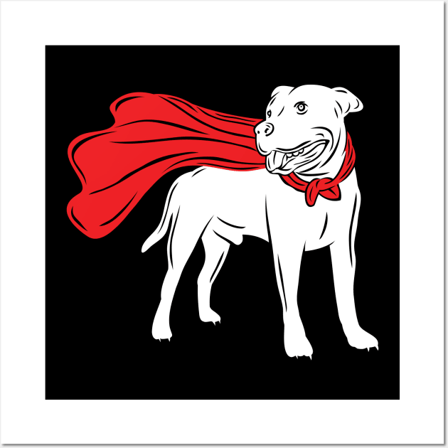 Super Dog Wall Art by martinussumbaji